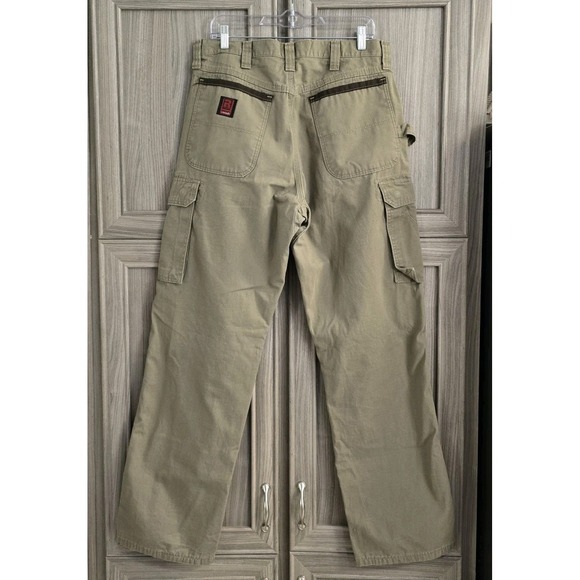 Wrangler RIGGS Workwear Men's Ripstock Ranger Cargo Pants 34x34 Brown - Picture 2 of 14